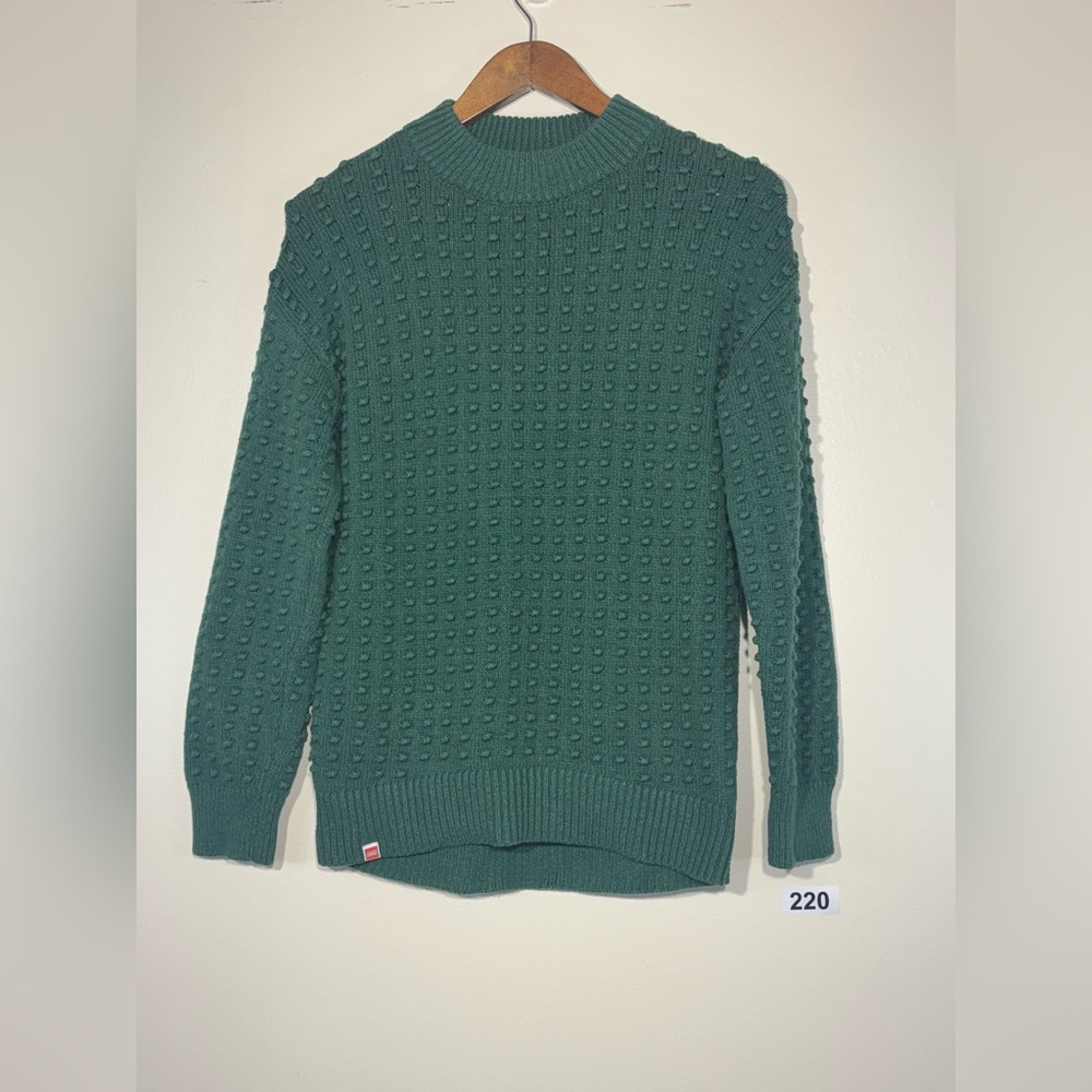 Lego Forest Green Knit‎ Turtleneck Sweater Size XS